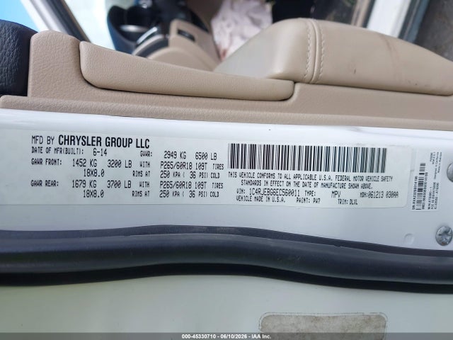 Jeep Grand Cherokee Limited 2014 1C4RJEBG6EC560011 Image 9