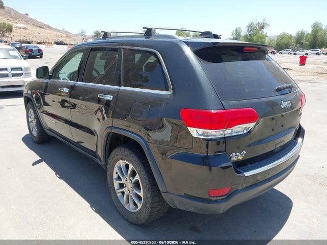 2015 Jeep Grand Cherokee Limited მანქანა იყიდება აუქციონზე, vin: 1C4RJFBGXFC886627, აუქციონის ნომერი: 45330853