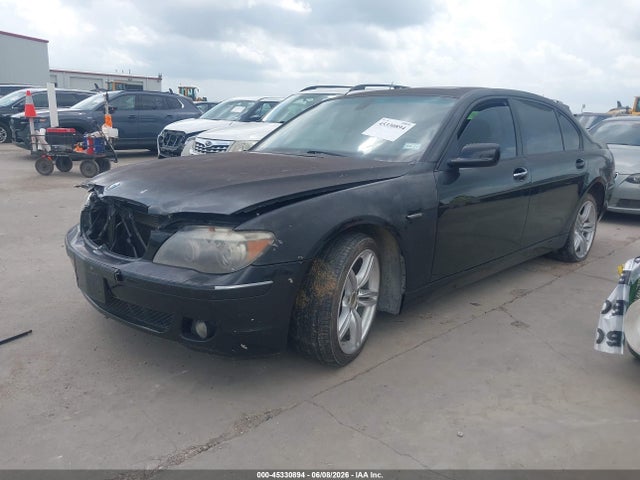 2008 Bmw 750li მანქანა იყიდება აუქციონზე, vin: WBAHN83588DT82662, აუქციონის ნომერი: 45330894