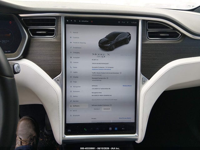 Продаж на аукціоні авто 2016 Tesla Model X 60d/70d/75d/90d, vin: 5YJXCAE27GF002457, номер лоту: 45330991