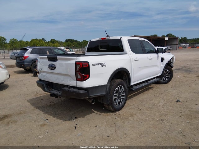 2025 Ford Ranger Lariat მანქანა იყიდება აუქციონზე, vin: 1FTER4KH5SLE77823, აუქციონის ნომერი: 45330995