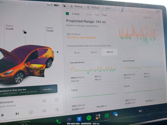 Aukcja sprzedaży 2020 Tesla Model Y Long Range Dual Motor All-wheel Drive, vin: 5YJYGDEE9LF020408, numer aukcji: 45331000