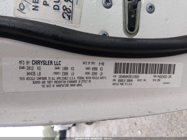 2009 Dodge Caliber Sxt მანქანა იყიდება აუქციონზე, vin: 1B3HB48A39D143503, აუქციონის ნომერი: 45331019