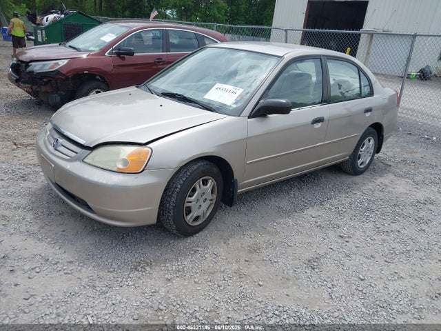 45331146 :رقم المزاد ، 2HGES16571H510787 vin ، 2001 Honda Civic Lx مزاد بيع
