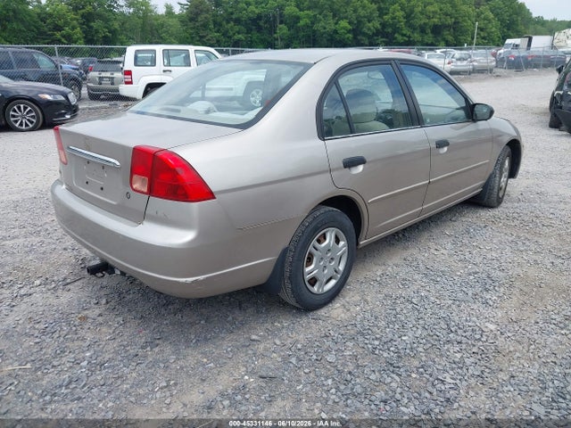 45331146 :رقم المزاد ، 2HGES16571H510787 vin ، 2001 Honda Civic Lx مزاد بيع
