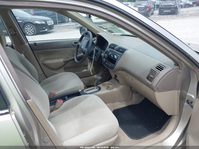 45331146 :رقم المزاد ، 2HGES16571H510787 vin ، 2001 Honda Civic Lx مزاد بيع