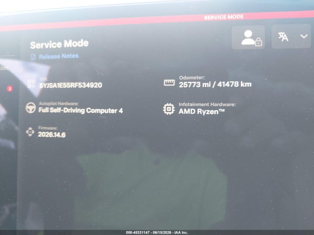 Tesla Model S Long Range 2024 5YJSA1E55RF534920 Image 15