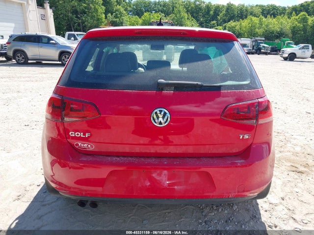 2017 Volkswagen Golf Tsi S 4-door/tsi Se 4-door/tsi Sel 4-door/tsi Wolfsburg Edition 4-door მანქანა იყიდება აუქციონზე, vin: 3VW217AU0HM036972, აუქციონის ნომერი: 45331159