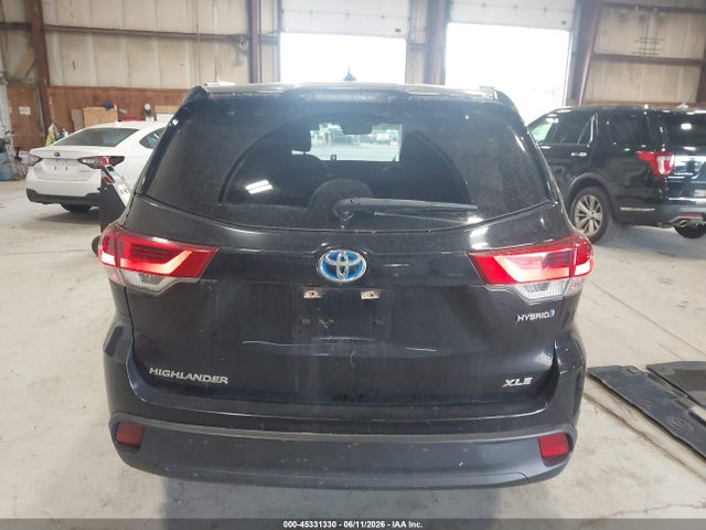 Aukcja sprzedaży 2019 Toyota Highlander Hybrid Xle, vin: 5TDJGRFH6KS065744, numer aukcji: 45331330