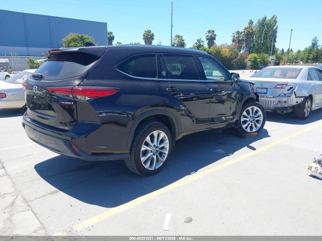 45331331 :رقم المزاد ، 5TDYARAH2NS014897 vin ، 2022 Toyota Highlander Hybrid Limited مزاد بيع