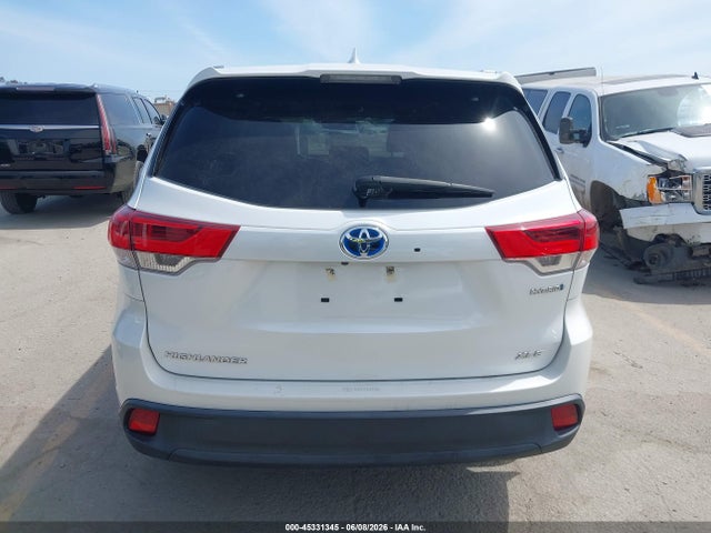 Aukcja sprzedaży 2018 Toyota Highlander Hybrid Xle, vin: 5TDJGRFH7JS042293, numer aukcji: 45331345