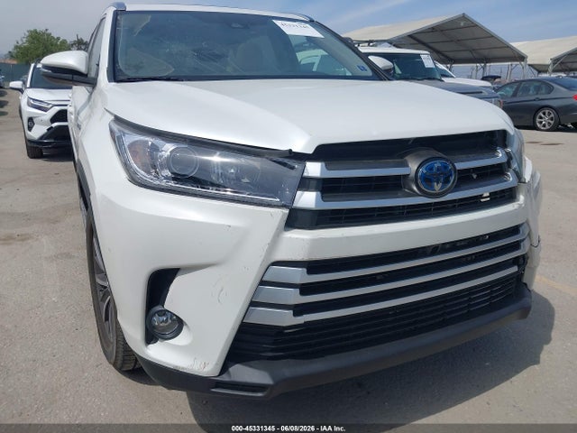 Aukcja sprzedaży 2018 Toyota Highlander Hybrid Xle, vin: 5TDJGRFH7JS042293, numer aukcji: 45331345