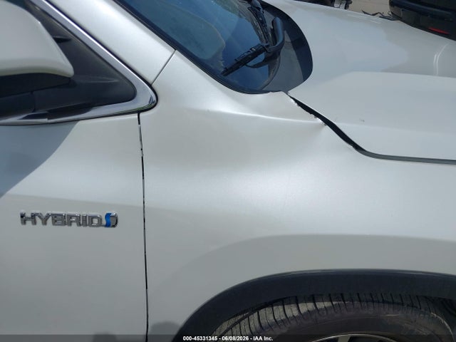 Aukcja sprzedaży 2018 Toyota Highlander Hybrid Xle, vin: 5TDJGRFH7JS042293, numer aukcji: 45331345