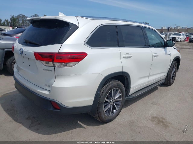 Aukcja sprzedaży 2018 Toyota Highlander Hybrid Xle, vin: 5TDJGRFH7JS042293, numer aukcji: 45331345