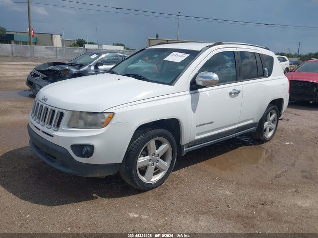 2013 Jeep Compass Limited მანქანა იყიდება აუქციონზე, vin: 1C4NJCCB7DD197118, აუქციონის ნომერი: 45331426