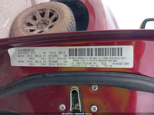 Aukcja sprzedaży 2016 Ram 1500 Big Horn, vin: 1C6RR7LM7GS331460, numer aukcji: 45331521