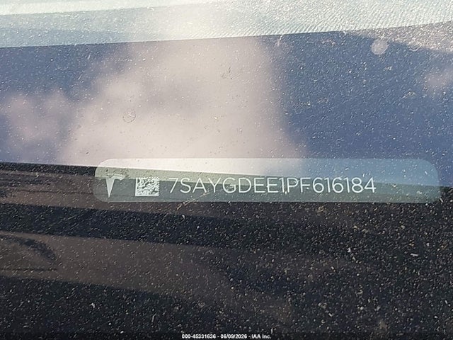 Продажа на аукционе авто 2023 Tesla Model Y Awd/long Range Dual Motor All-wheel Drive, vin: 7SAYGDEE1PF616184, номер лота: 45331636