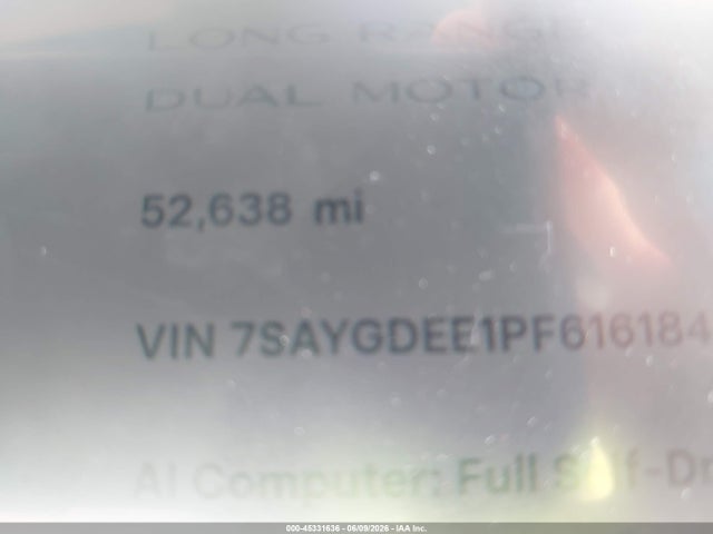 Продажа на аукционе авто 2023 Tesla Model Y Awd/long Range Dual Motor All-wheel Drive, vin: 7SAYGDEE1PF616184, номер лота: 45331636