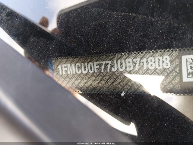 Aukcja sprzedaży 2018 Ford Escape S, vin: 1FMCU0F77JUB71808, numer aukcji: 45331711