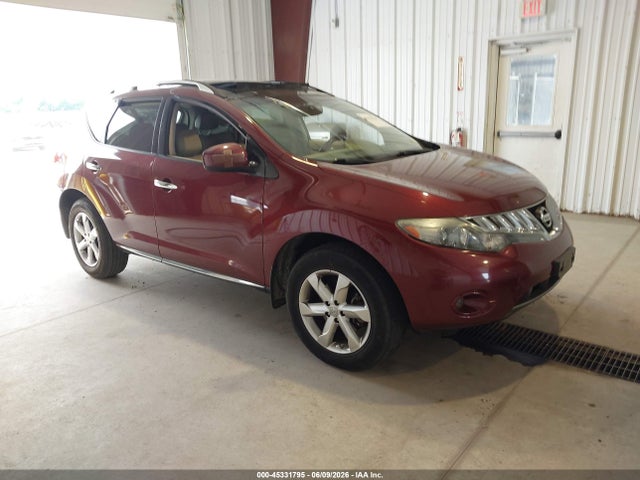 Продаж на аукціоні авто 2010 Nissan Murano Sl, vin: JN8AZ1MW5AW126887, номер лоту: 45331795