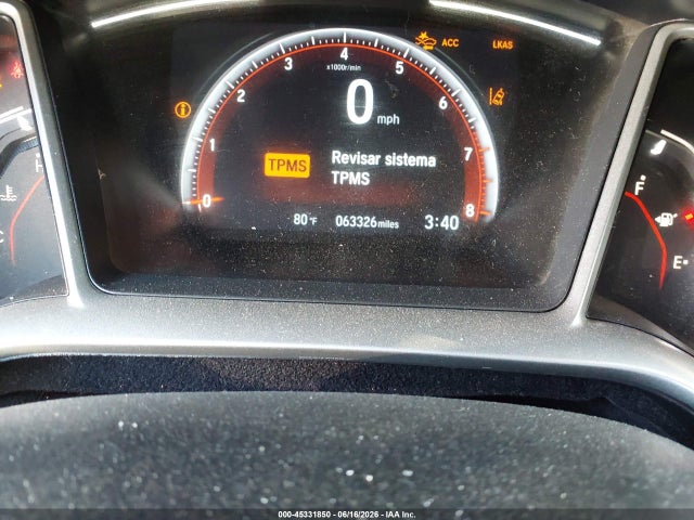 45331850 :رقم المزاد ، 2HGFC2F8XKH582747 vin ، 2019 Honda Civic Sport مزاد بيع