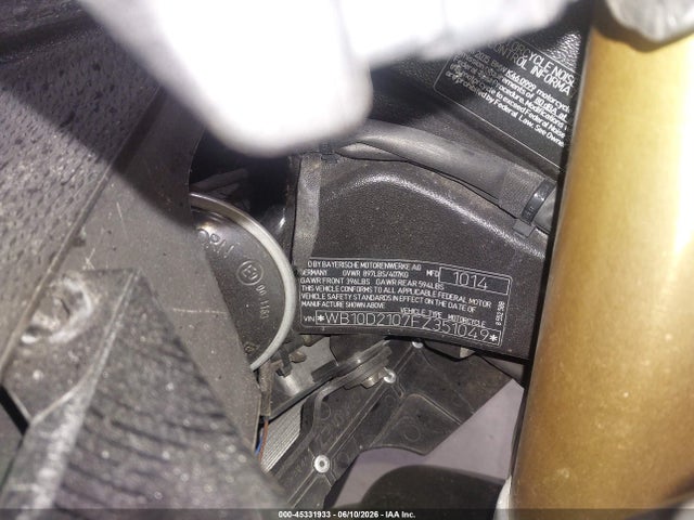 BMW S 1000 Rr 2015 WB10D2107FZ351049 Image 10