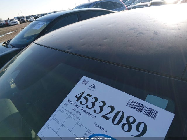Продажа на аукционе авто 2024 Hyundai Elantra Se, vin: KMHLL4DG3RU766244, номер лота: 45332089