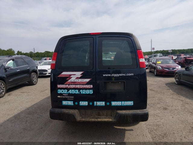 45332307 :رقم المزاد ، 1GCSGAFX6D1155876 vin ، 2013 Chevrolet Express 1500 Work Van مزاد بيع