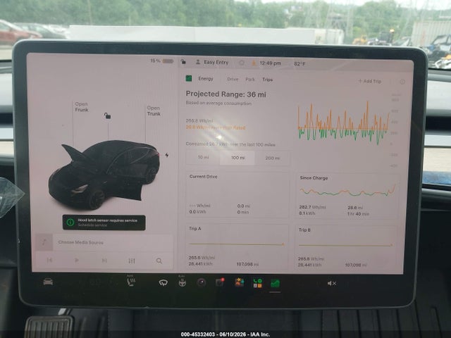 Aukcja sprzedaży 2022 Tesla Model Y Long Range Dual Motor All-wheel Drive, vin: 7SAYGAEE3NF314147, numer aukcji: 45332403