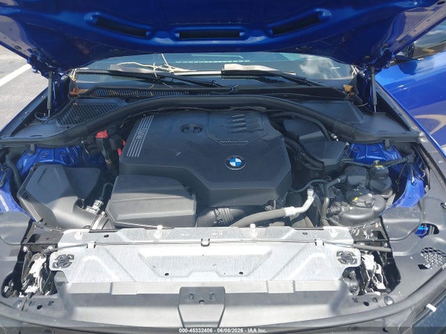 2022 Bmw 330i მანქანა იყიდება აუქციონზე, vin: 3MW5R1J00N8C47786, აუქციონის ნომერი: 45332406