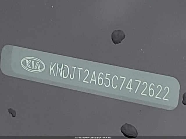 2012 Kia Soul + მანქანა იყიდება აუქციონზე, vin: KNDJT2A65C7472622, აუქციონის ნომერი: 45332459