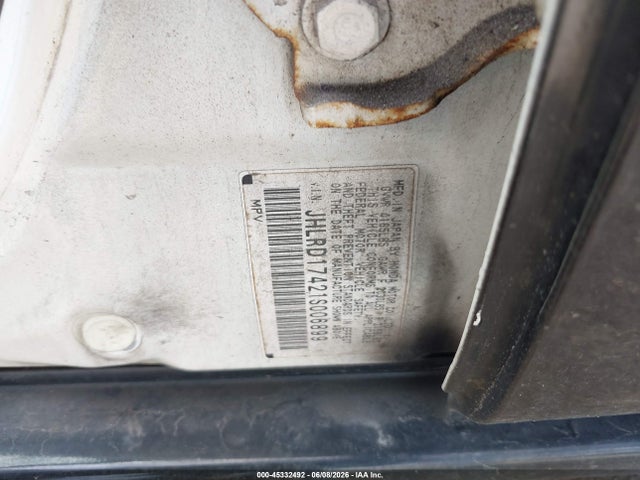 Aukcja sprzedaży 2001 Honda Cr-v Lx, vin: JHLRD17421S006899, numer aukcji: 45332492