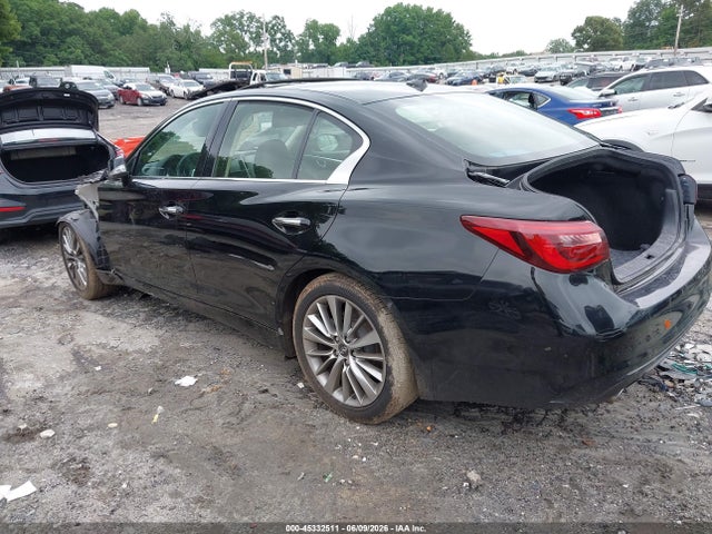 Продажа на аукционе авто 2018 Infiniti Q50 3.0t Luxe, vin: JN1EV7AP0JM591634, номер лота: 45332511