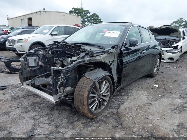 Продажа на аукционе авто 2018 Infiniti Q50 3.0t Luxe, vin: JN1EV7AP0JM591634, номер лота: 45332511