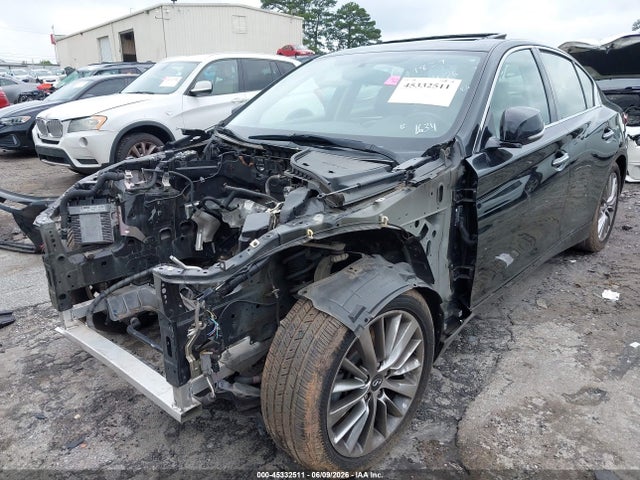 Продажа на аукционе авто 2018 Infiniti Q50 3.0t Luxe, vin: JN1EV7AP0JM591634, номер лота: 45332511