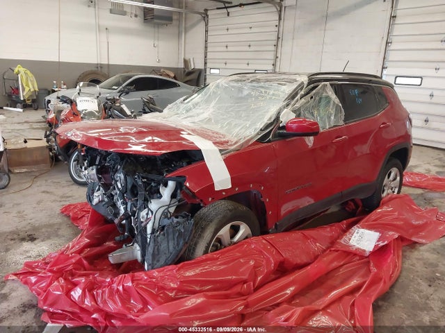 Продажа на аукционе авто 2019 Jeep Compass Latitude 4x4, vin: 3C4NJDBB5KT813168, номер лота: 45332516