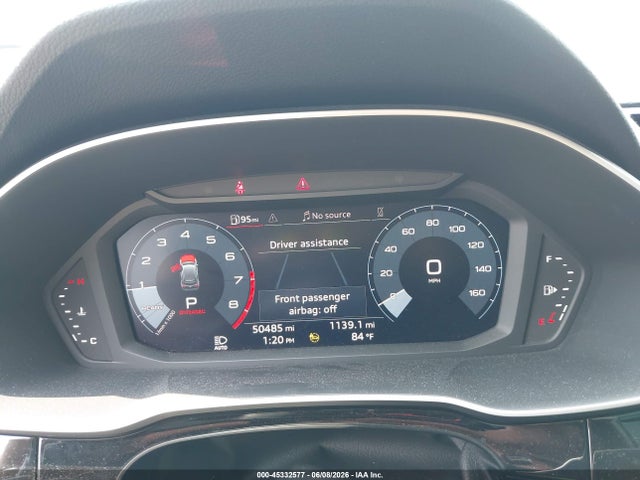 2023 Audi Q3 Premium 45 Tfsi S Line Quattro Tiptronic მანქანა იყიდება აუქციონზე, vin: WA1DECF31P1074130, აუქციონის ნომერი: 45332577