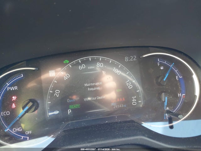 4T3RWRFV1RU137325 Toyota Rav4 Hybrid Xle