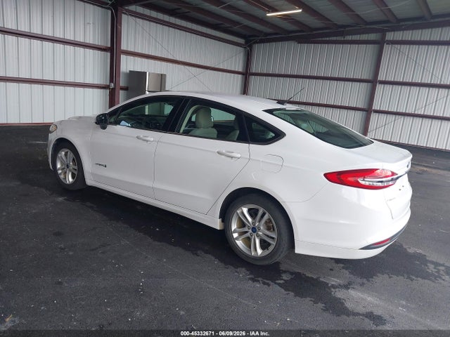 3FA6P0UUXJR271383 Ford Fusion Hybrid S