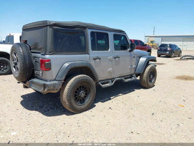 Продажа на аукционе авто 2018 Jeep Wrangler Unlimited Sport S 4x4, vin: 1C4HJXDG0JW137762, номер лота: 45332891
