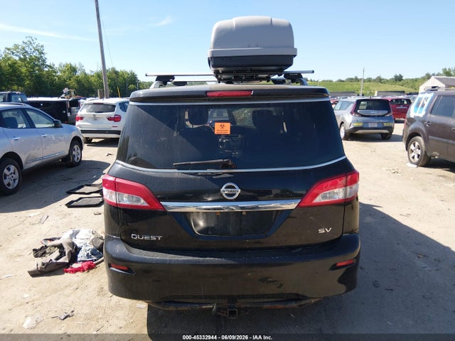 Продажа на аукционе авто 2014 Nissan Quest Sv, vin: JN8AE2KP5E9101098, номер лота: 45332944