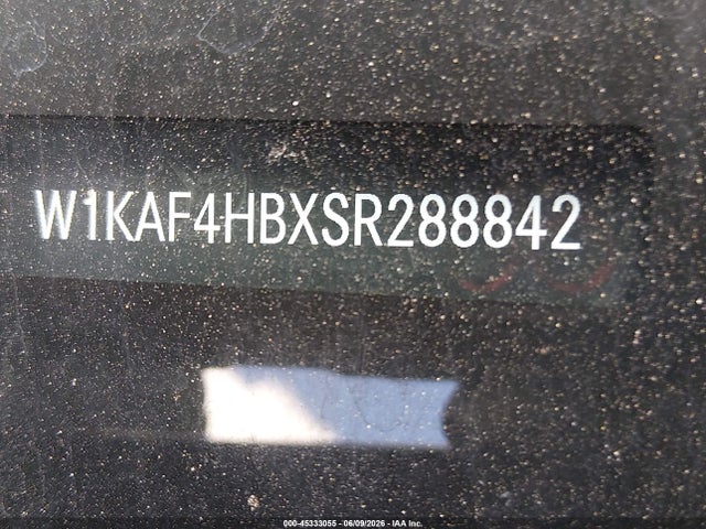 Aukcja sprzedaży 2025 Mercedes-benz C 300, vin: W1KAF4HBXSR288842, numer aukcji: 45333055