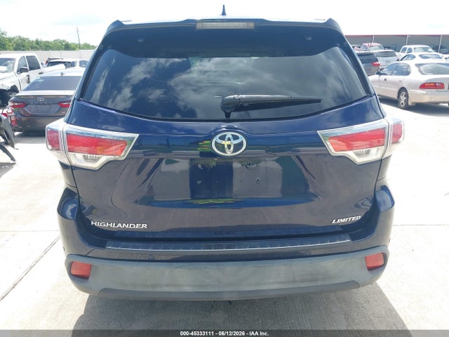 Toyota Highlander Limited V6 2015 5TDYKRFHXFS096546 Image 16