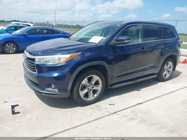 Toyota Highlander Limited V6 2015 5TDYKRFHXFS096546 Image 2