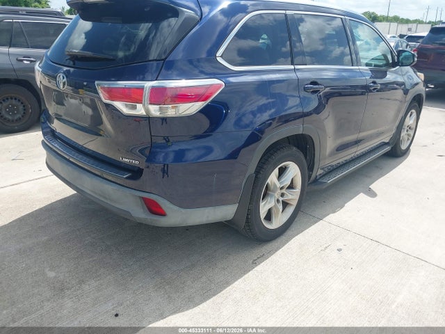 Toyota Highlander Limited V6 2015 5TDYKRFHXFS096546 Image 4