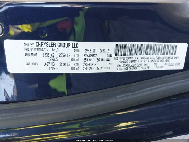 Dodge Grand Caravan Sxt 2014 2C4RDGCG3ER120854 Image 9
