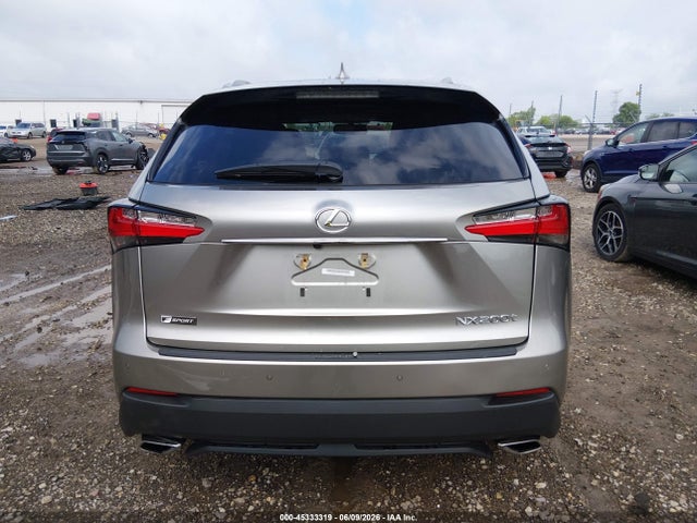2015 Lexus Nx 200t F Sport მანქანა იყიდება აუქციონზე, vin: JTJBARBZ3F2028701, აუქციონის ნომერი: 45333319