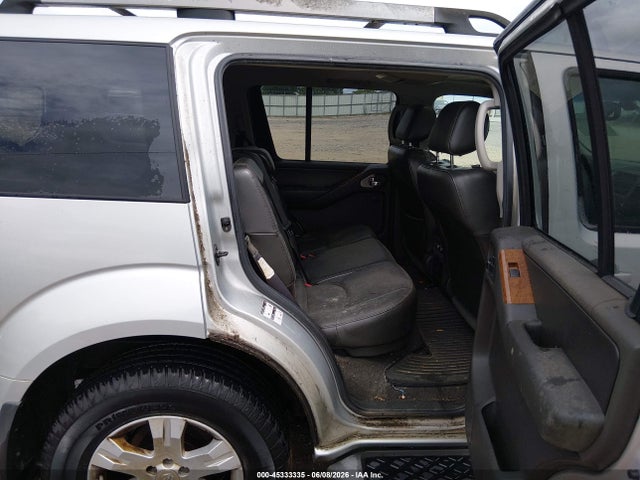 2005 Nissan Pathfinder Le მანქანა იყიდება აუქციონზე, vin: 5N1AR18W95C726448, აუქციონის ნომერი: 45333335