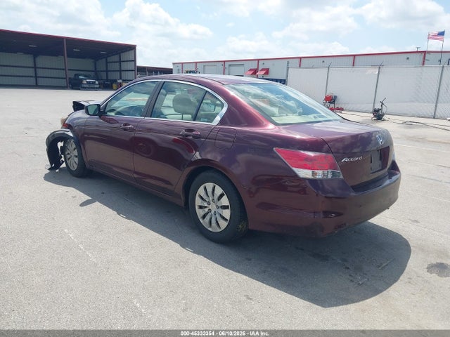 Продаж на аукціоні авто 2009 Honda Accord 2.4 Lx, vin: 1HGCP263X9A128146, номер лоту: 45333354