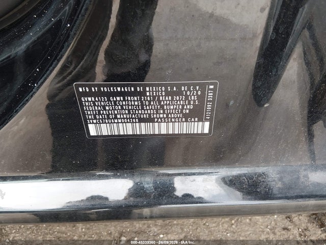 Продажа на аукционе авто 2021 Volkswagen Jetta 1.4t R-line/1.4t S/1.4t Se, vin: 3VWC57BU6MM004268, номер лота: 45333360